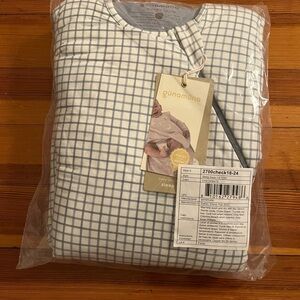 Gunamuna Blue Check Sleep Sack 1.0 TOG
